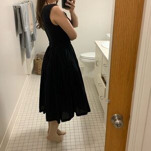 Black dress ModCloth, retro-style, 50s, brand new with tags, multi-colored dots